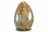 Polished Free-Standing Black-Peach Moonstone - Madagascar #247530-1